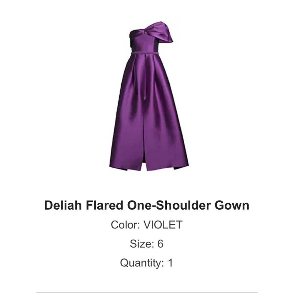 Sachin & Babi Purple Satin Dress